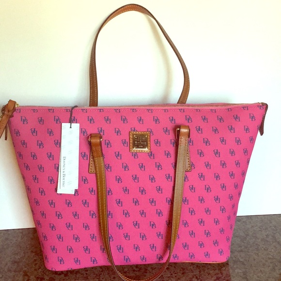 Dooney & Bourke Handbags - DOONEY & BOURKE FUSHIA BAG